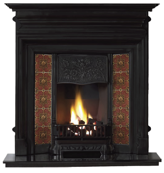 Edwardian Cast Iron Fireplace