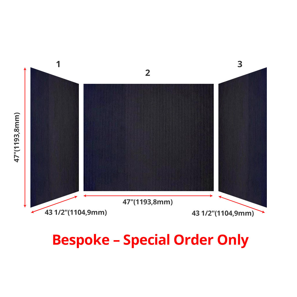 Cast Iron Reeded Panels