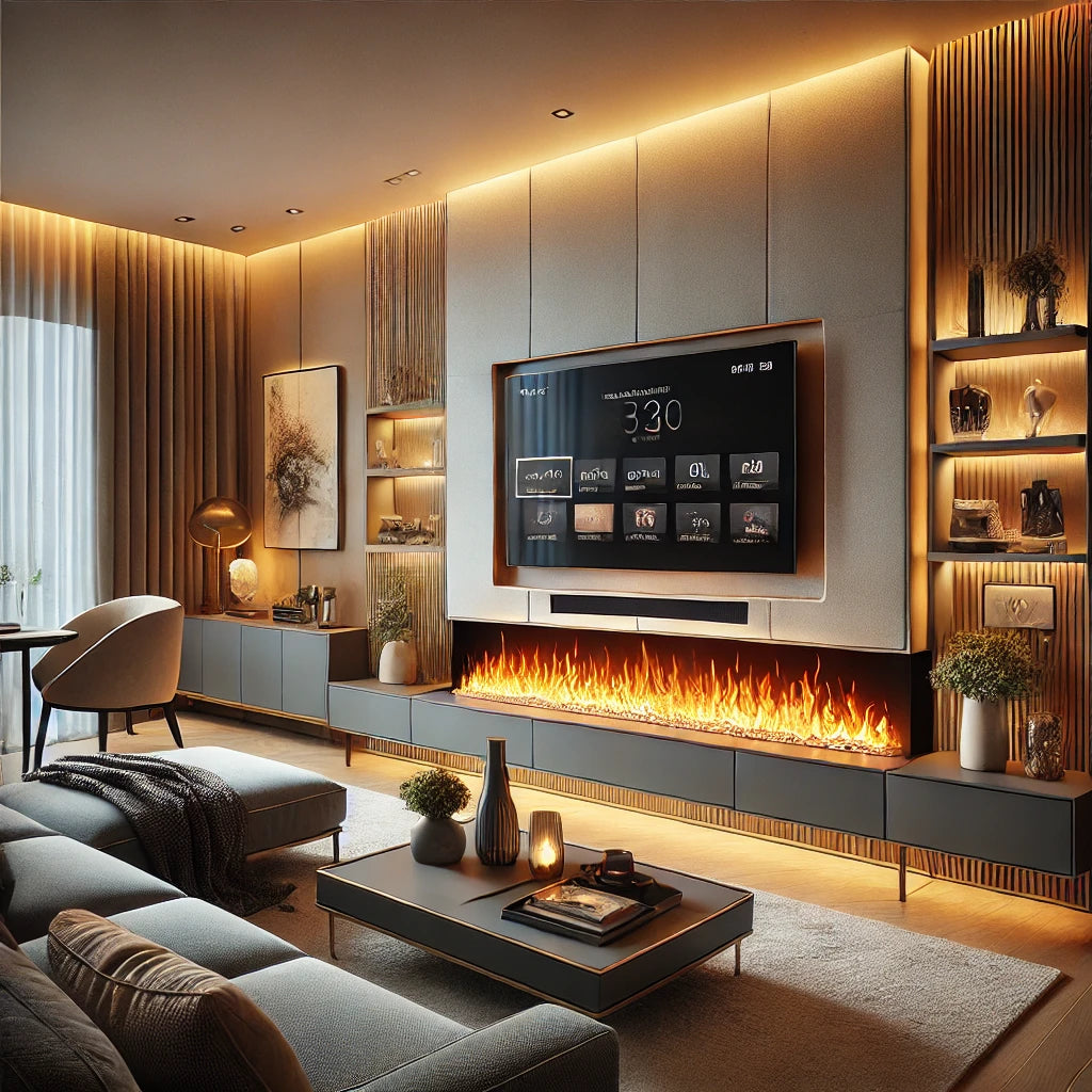 The Appeal of TV-and-Fireplace Combos: A Modern Living Room Trend