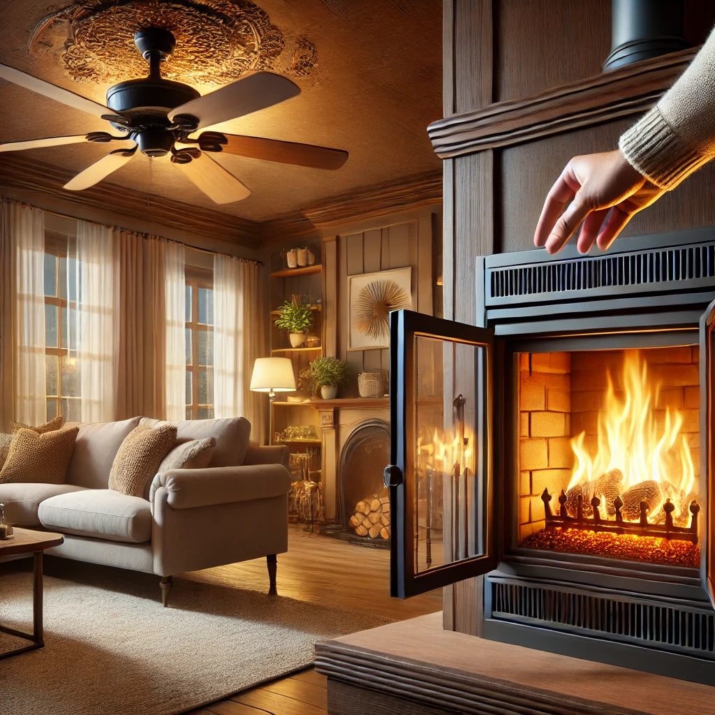 How Can I Reduce Heat Loss Through My Fireplace?