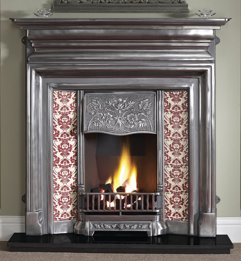 Edwardian Cast Iron Fireplace