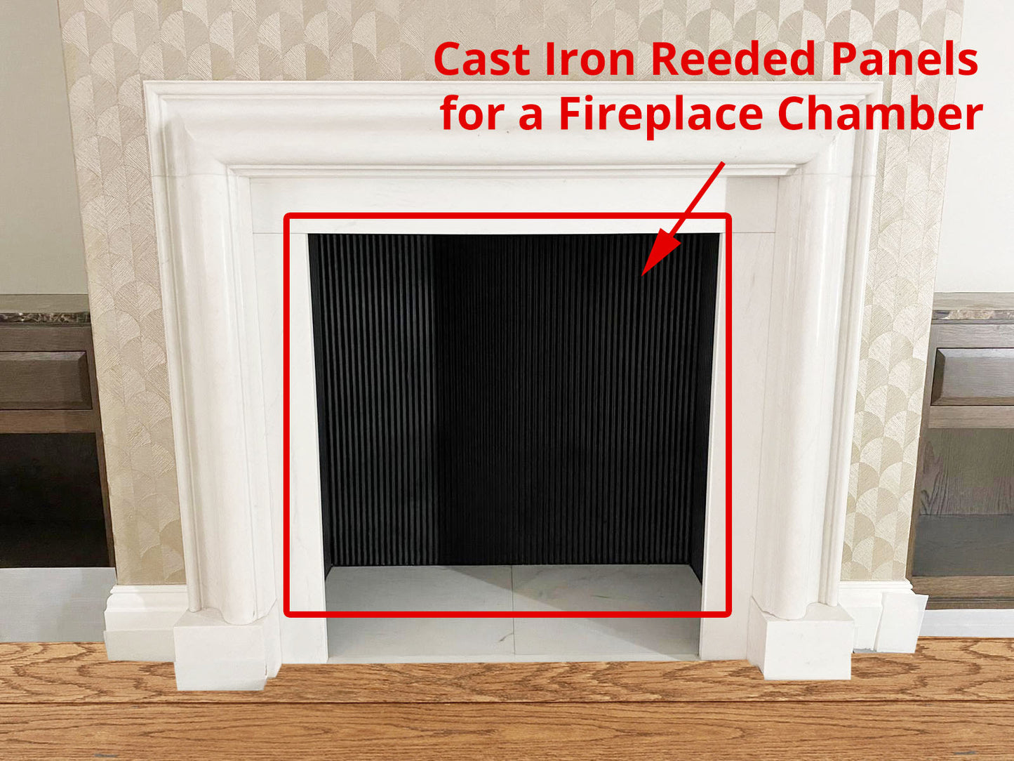 Cast Iron Reeded Panels